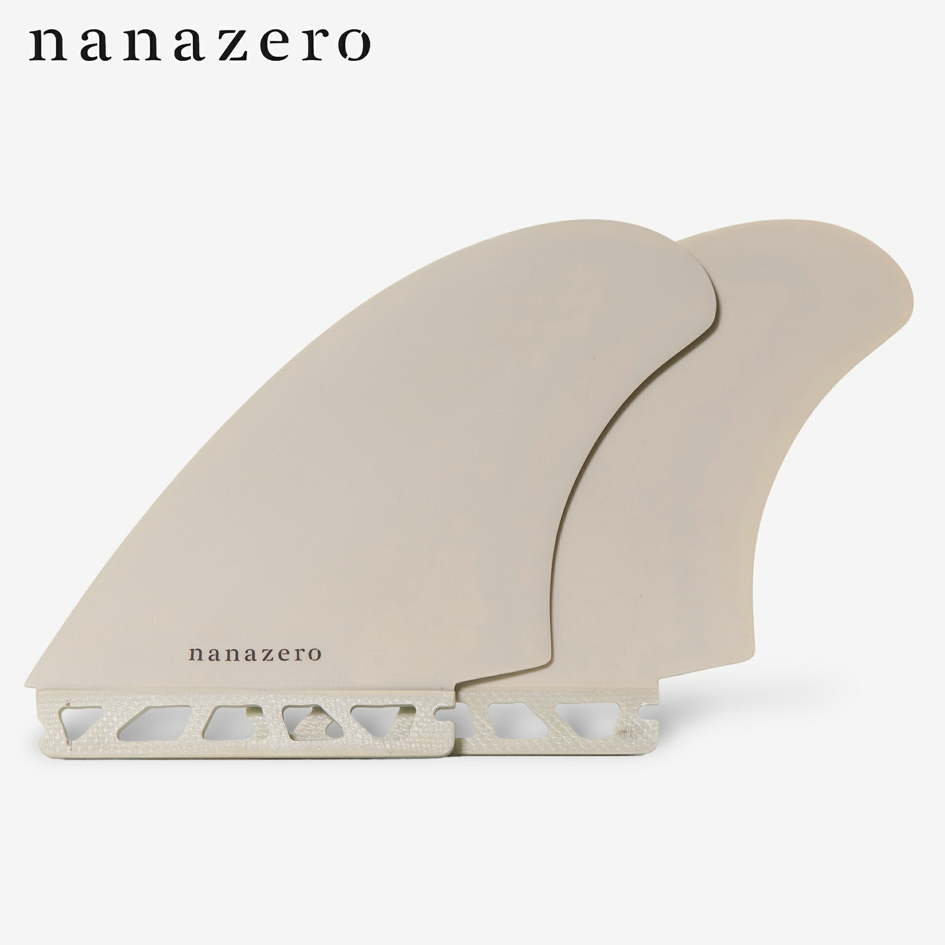 nanazero Honeycomb(ハニカム) ツインフィン 5.2" シングルタブ (サーフィン サーフボード用)