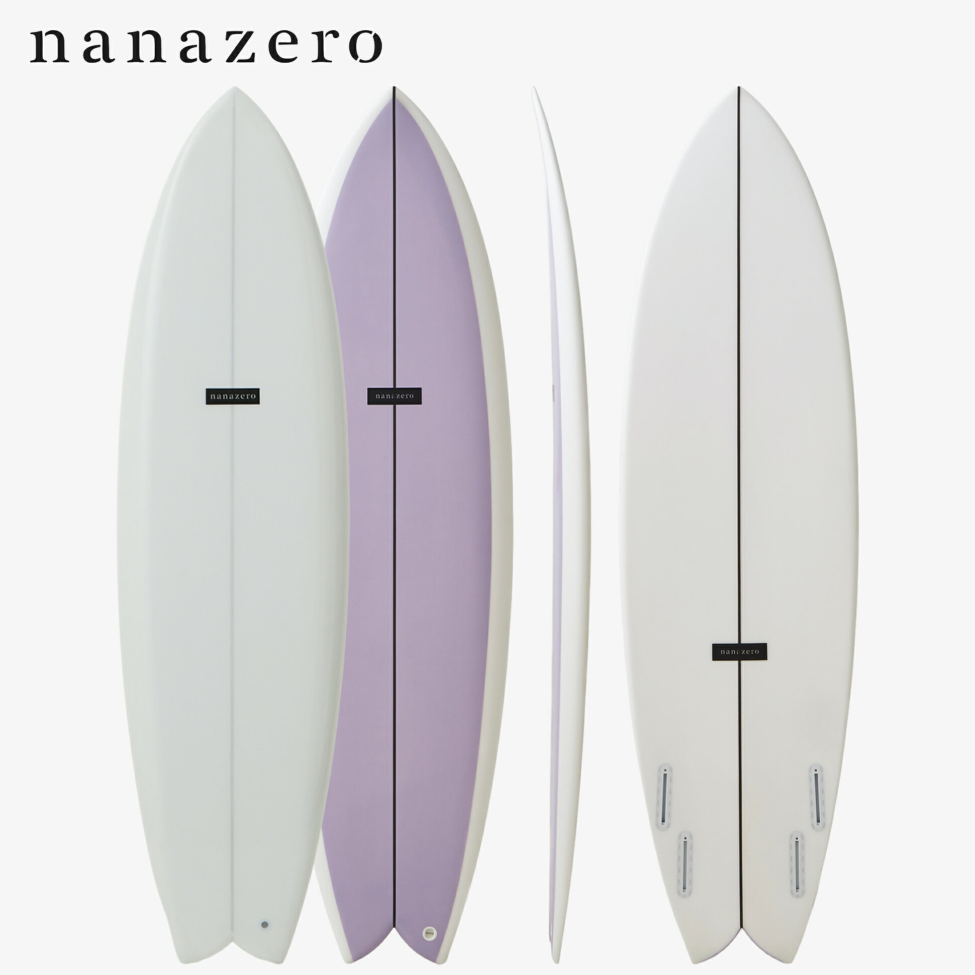 nanazero Standard EPS サーフボード ミッドレングスフィッシュ MID09 クアッド（midlength ナナゼロ サーフボード サーフィン ボード ミッド 初心者 板 サーフィンボード オールラウンド 送料無料）
