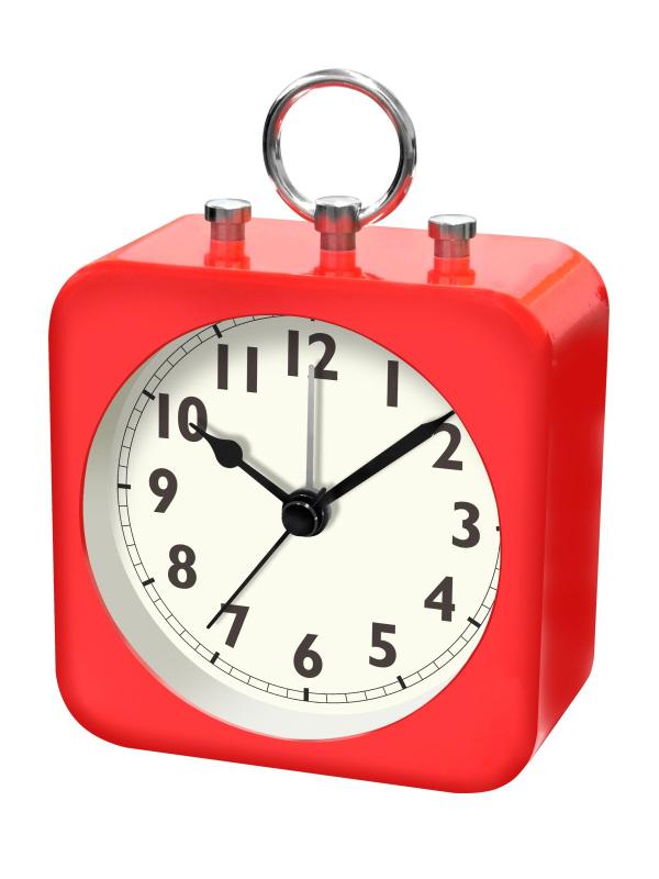 誠時(セイジ) スイープ秒針 目覚まし時計 コリル レッド LW-004RE