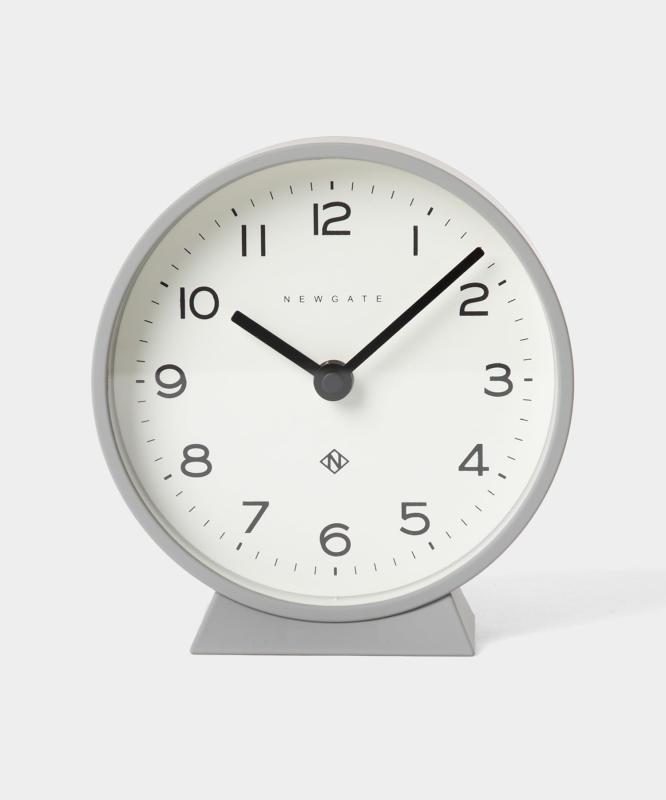NEWGATE ニューゲート M Mantel Echo Mantel Clock Mマントル サイレントスイープ 置き時計 MMAN678PGY POSHGREY グレー 17cm [並行輸入品](3)