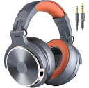 OneOdio ハイレゾ ヘッドホン 有線 50mmドライバー プロフェッショナル モニターヘッドホン DJ用 密閉型 スタジオ用/楽器練習/ミキシング/TV視...