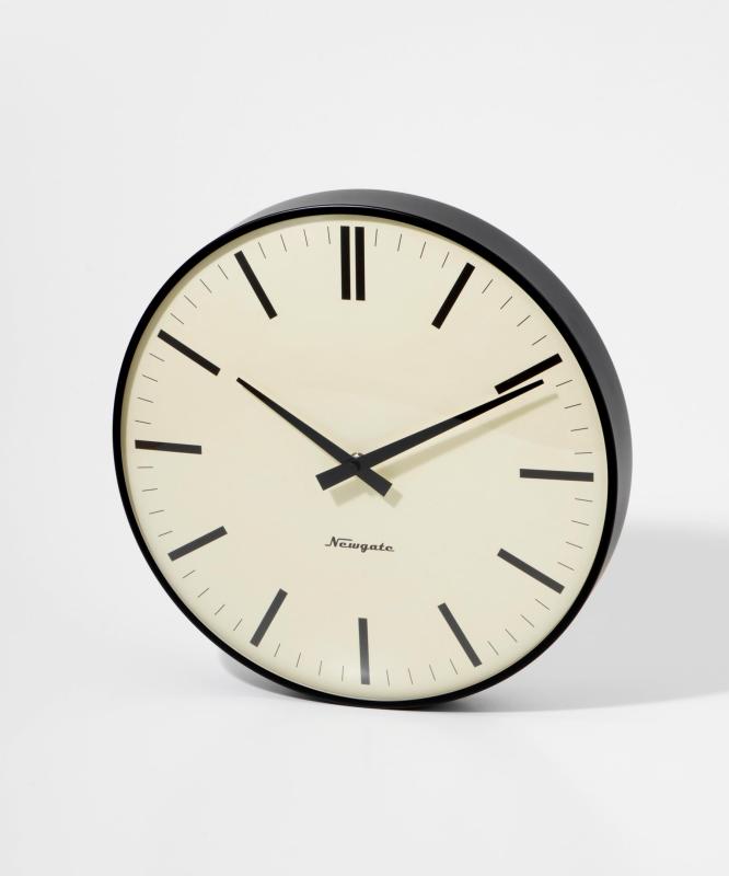 NEW GATE ニューゲート 掛け時計 Radio City RADC310K BOWERY DIAL BLACK ブラック [並行輸入品]