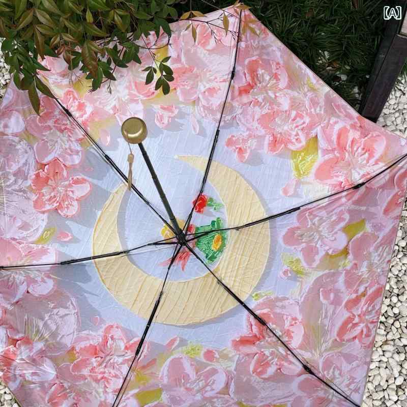 樂天商城 - 日傘 ミニ 傘 晴雨 両用 日傘 小型 携帯 五 折 傘 日焼け 止め 傘 カプセル 傘 卸売り