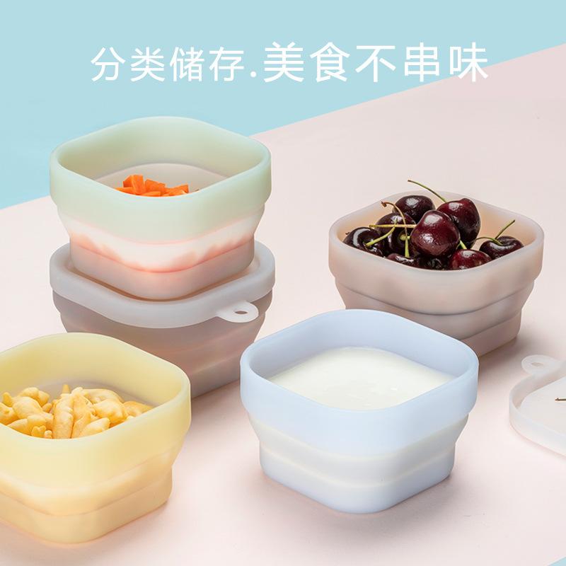 樂天商城 - シリコン 折りたたみ ボウル、 ベビーフードボウル、 食品 グレードシリコンスナックボックス、 Amazon 人気 商品