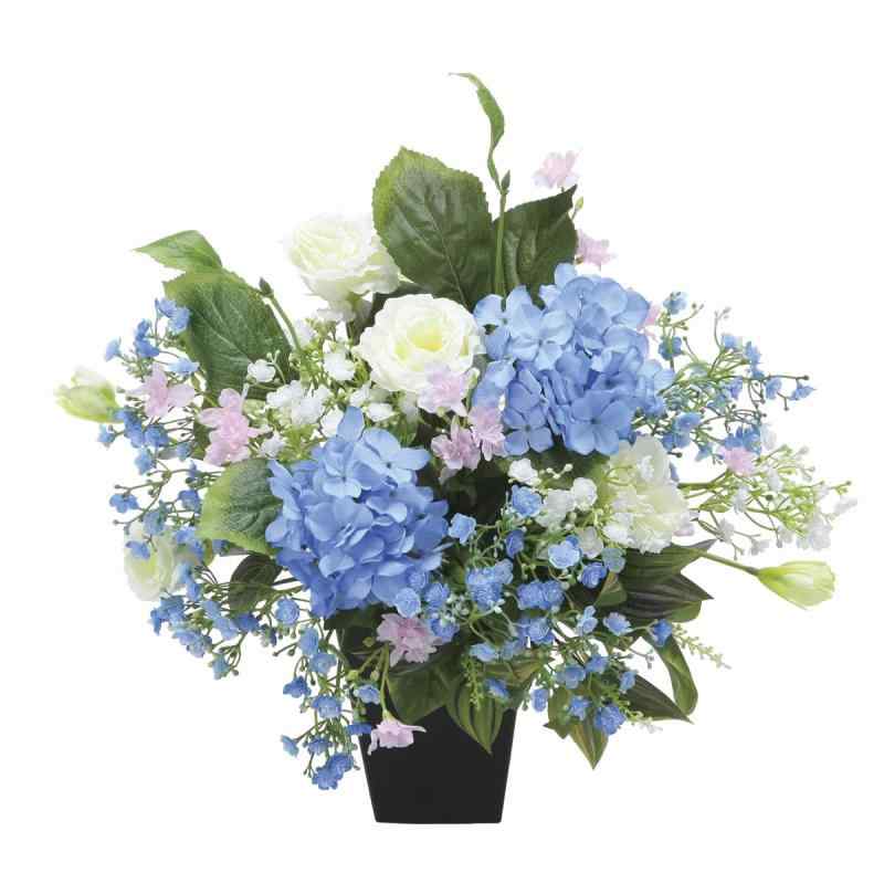 光の楽園 フェイクグリーン 造花 ファーストブルー 2539A100