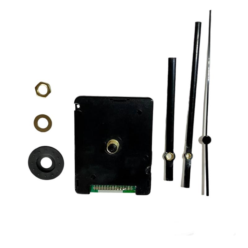 Roost 【日本語説明書付き】電波時計ムーブメント 針付き DIY 壁掛け 取付金具付き 自動時計合わせ 電波...