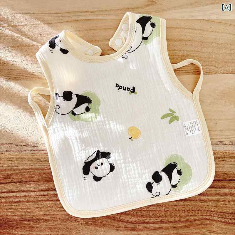 カバー 式の 大きい 口を 囲む 乳幼児の純 綿糸の よだれかけの 防水のよ だれ タオルは 乳を 吐く ことを 防止 します。