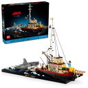レゴ アイデア ジョーズ 21350 LEGO IDEAS Jaws 組み立てセット おもちゃ ブロック 誕生日 クリスマスプレゼント プレゼント ギフト サメ 男の子 女の子 大人