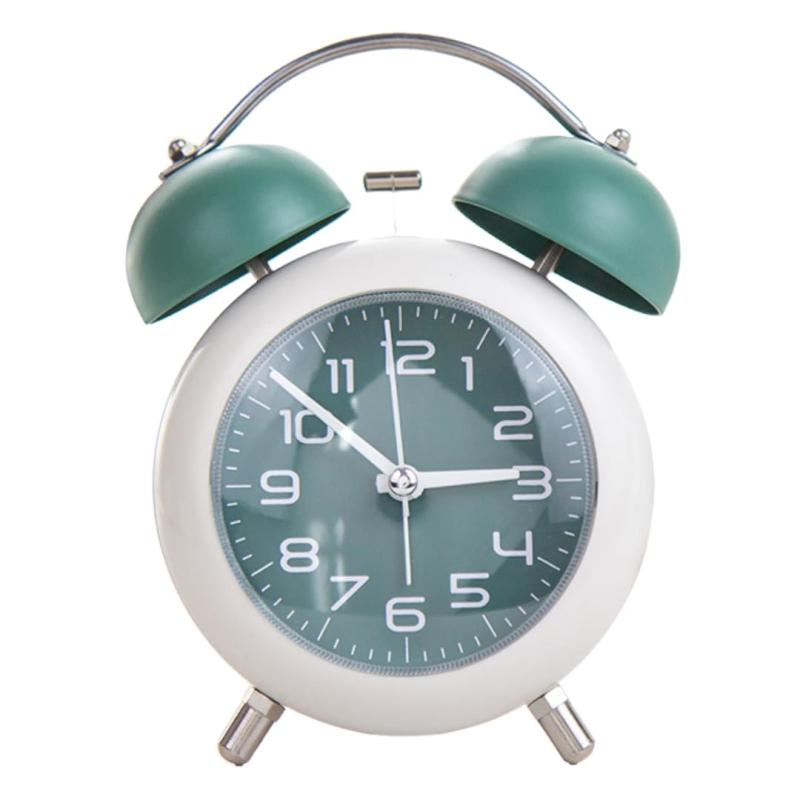 MaT store 目覚まし時計 大音量 アナログ とけい シンプル 置き時計 電池式【デュアルベル＆ビッグボリューム】ダブルベルなので、ハンマーが左右の金属製のベルを叩きます。目覚まし時計の音は均一で力強く大音量で深い眠りの方や一発で目覚...