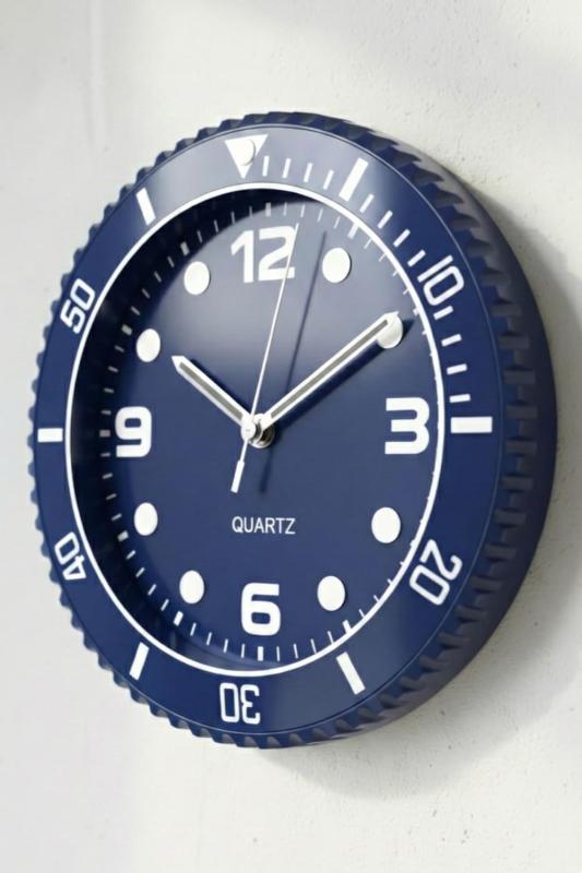 腕時計風掛け時計 選べる4カラー 直径28cm リビングルーム Clock アナログ 静音 壁掛け