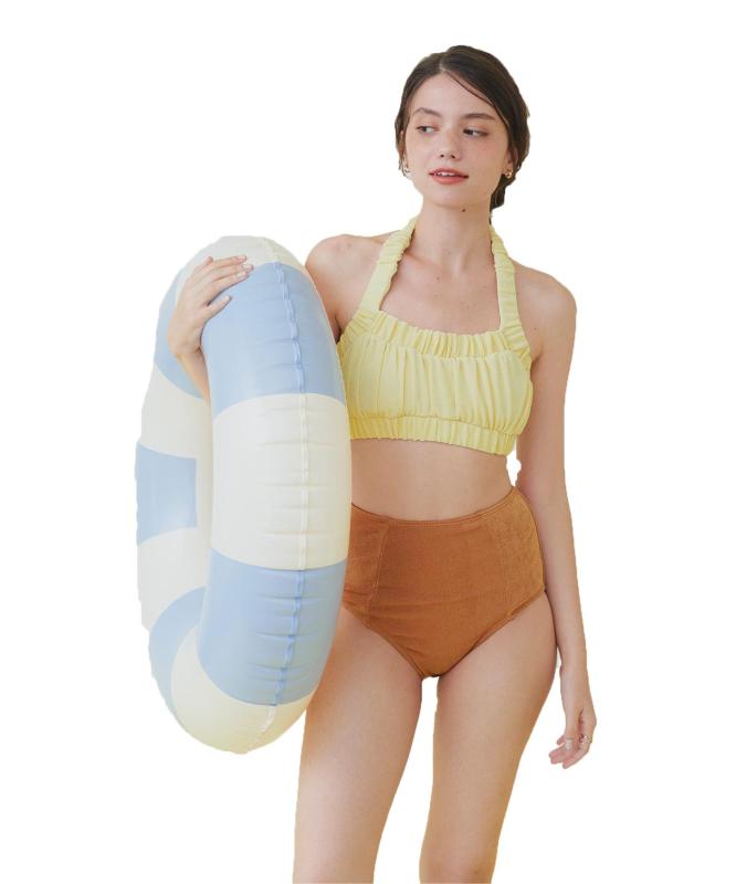 [シードレス] ホルターネック ギャザーデザイン ビキニ/水着 DFXM0570 レディース