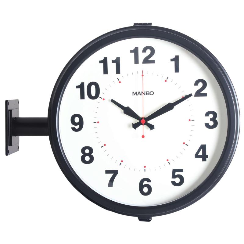 両面掛け時計 manbo 両面掛時計－文�