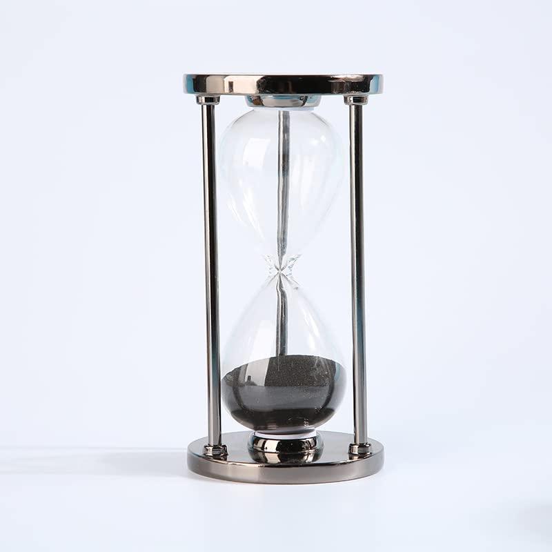 砂時計 30分 サンドタイマー 卓上 金属製 砂タイマー デスクトップ ホーム オフィス 教室 時間管理 おしゃれ 勉強 知育