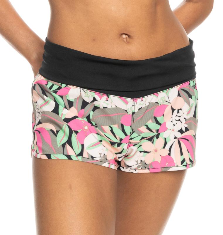 [ロキシー] ボードショーツ花柄4WAYストレッチボードショーツレディース