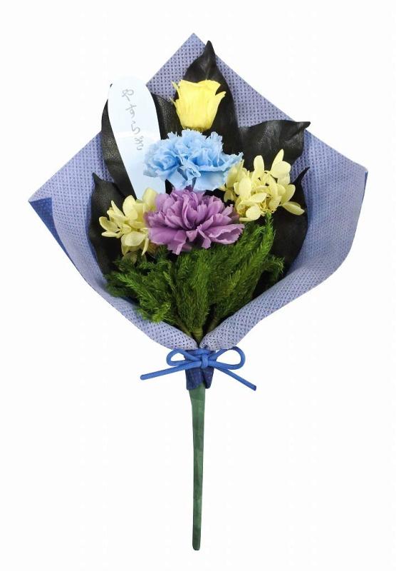 プリザーブド仏花 いろどり 青 C20781