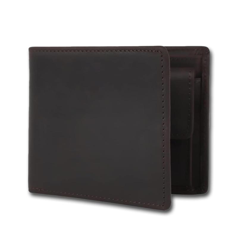[亀登鞄製作所] 財布 メンズ 2つ折り 二つ折り財布 本革 薄型 （経年変化を楽しむ本格派の財布） コンパクト 大容量 革 小銭入れ 薄い かさばらない カード ミニ財布 小さい 軽い 軽量 レザ