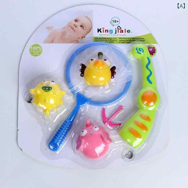 Rakuten - 赤ちゃんの 男の子の 女の子の 子供の 磁気の 釣りの セットは 水の プラスチックの 益 智を からかって 魚の 入浴の おもちゃの 磁石の フックの 魚の 池を すくいます。