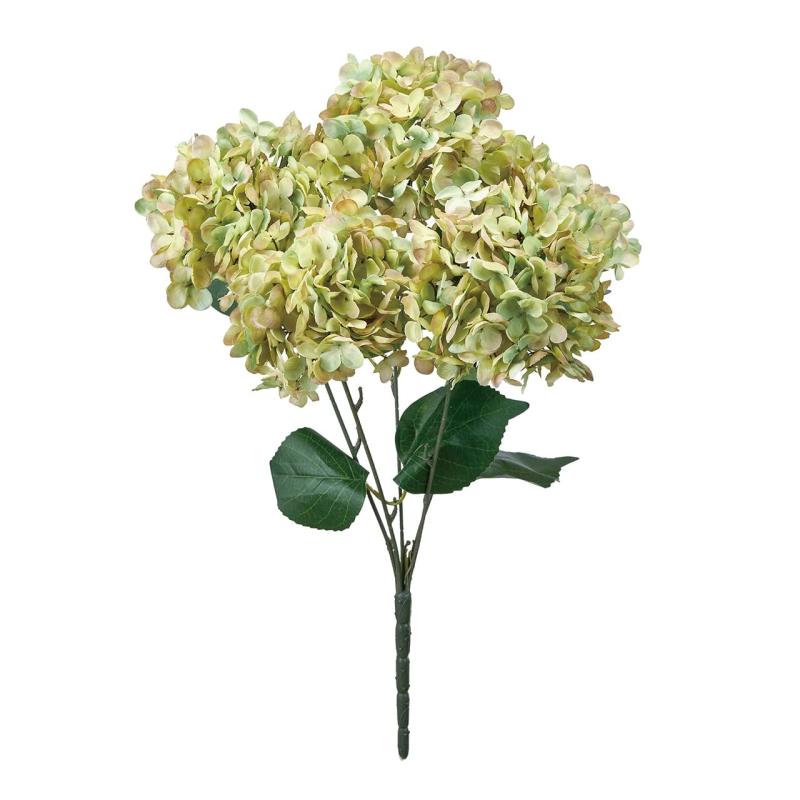 東京堂(Tokyodo) アーティフィシャルフラワー 造花 ミルハイドレンジアブッシュ ブルー 花房径15×長さ 約52×幅 約30cm