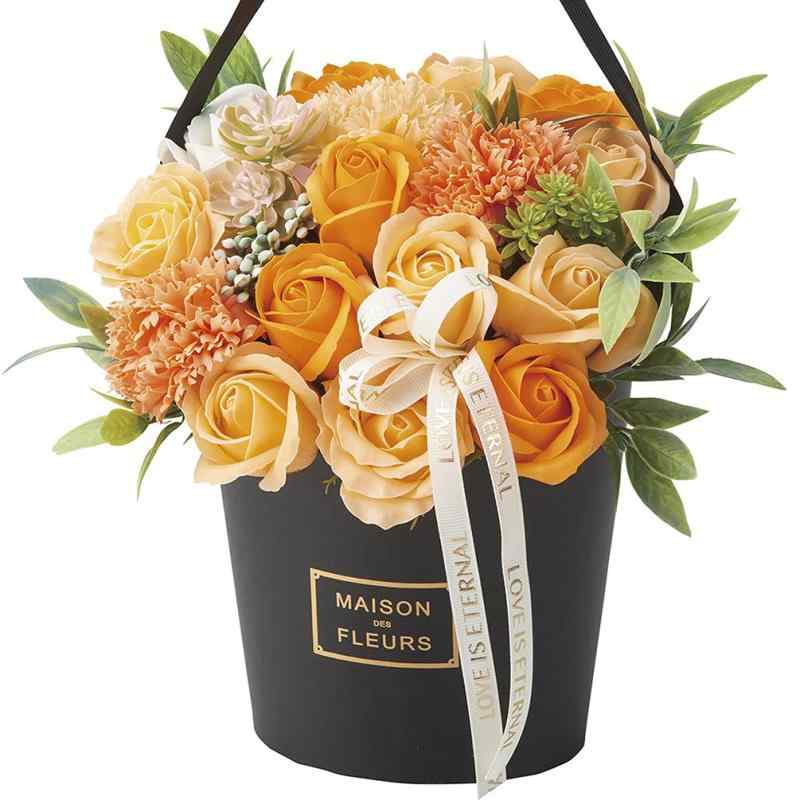 楽天ビーチドロップソープフラワー スタンドボックス アレンジ シャボンフラワー 壁掛け ギフト 記念日 誕生日 開店祝い お見舞い プレゼント FPP-826