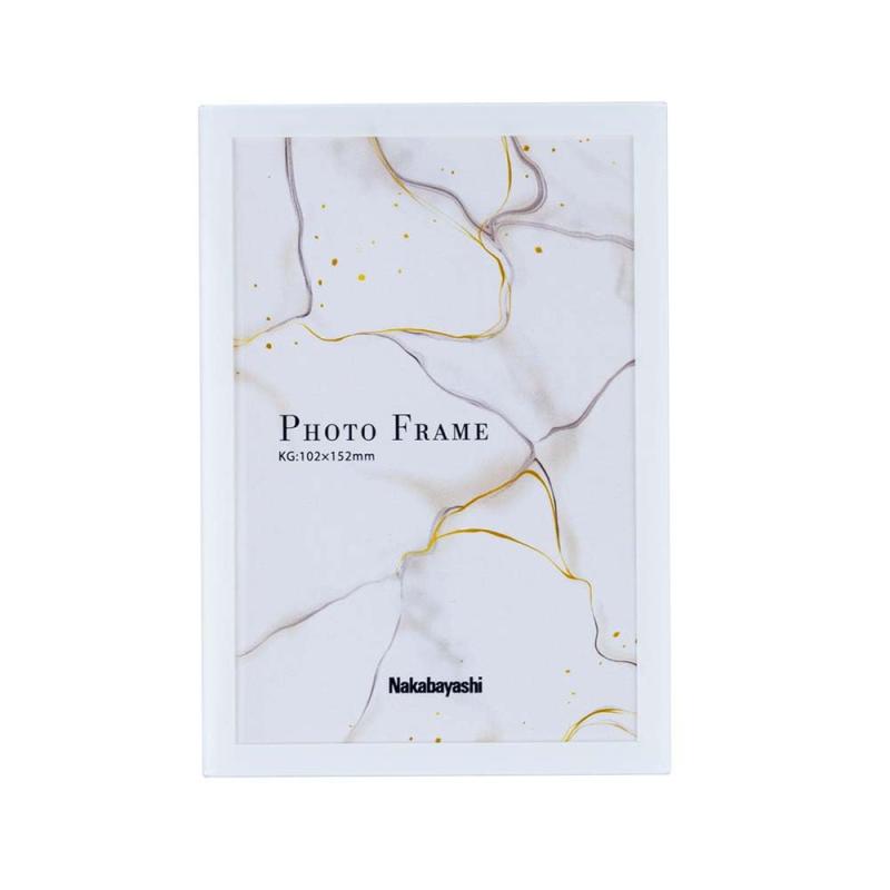 ナカバヤシ アクリル製フォトフレーム KG判用 ホワイト F-AC-102-Wフレーム外形寸法:164x114x15mm本体重量:115g収納用紙サイズ:152x102mm材質:アクリル板(2.0mm厚x2、1.0mm厚x1)スタンド付(縦置き・横置き両用)上下箱(白)入