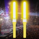 チアライト ペンライト コンサートライト 超高輝度 最新LEDライトバー 持続発光 ペンライト ライブ サイリウム 単色 応援ライト ヲタ芸用ペンライト 電池付き 繰り返し使え可能 日本語説明