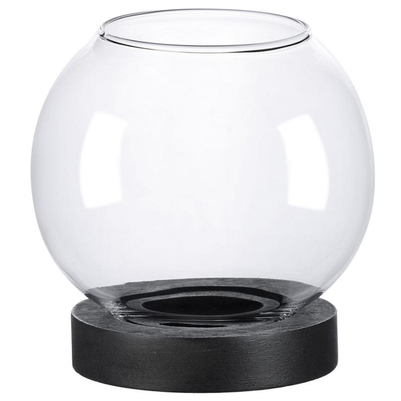 EU SOU キャンドルホルダー ガラス キャンドルスタンド 丸型 クリア シンプル ティーライトキャンドルホルダー ロウソク立て おしゃれ インテリア雑貨 モダン 北欧風