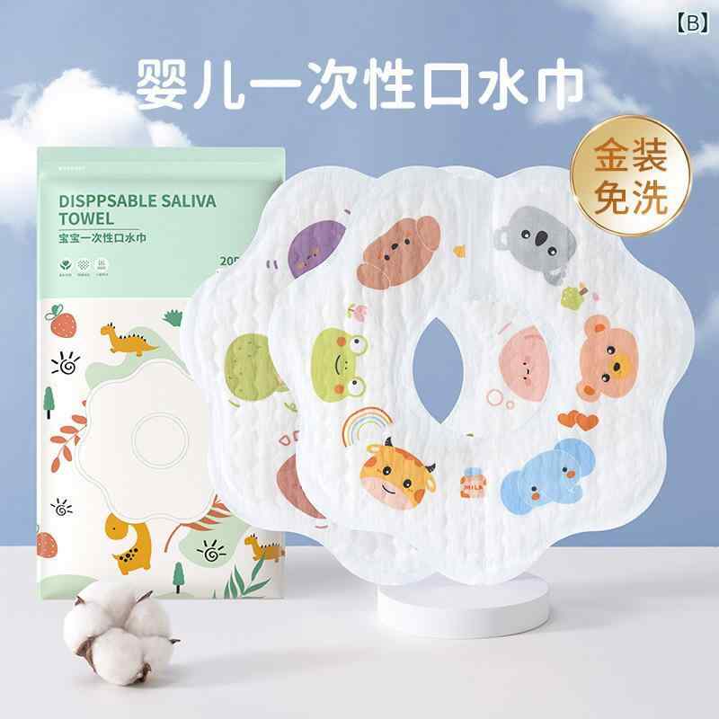 使い捨て 口を 囲む 唾液 タオルは 柔らかい 防水 赤ちゃんが 洗濯 しない 新生児 ...