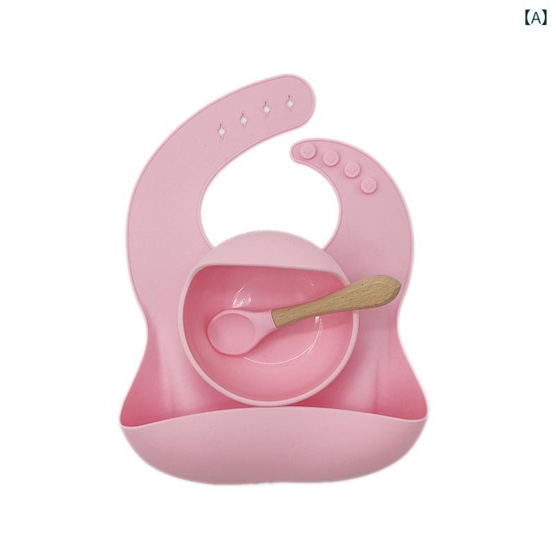 Rakuten - シリカゲルの 子供の 食器 セットの 赤ちゃんは 補助 食の 食器を 食べます。(x2)