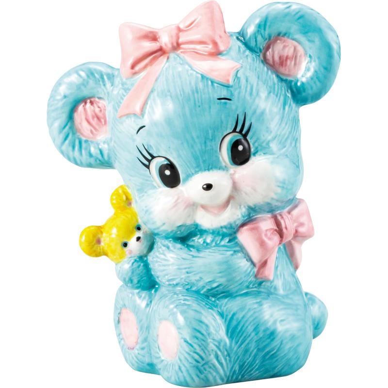 「 スイマー Swimmer 」 立体 貯金箱 約10×12cm ハグリー 雑貨 スイマー グッズ 誕生日プレゼント 青 SAN4737-1