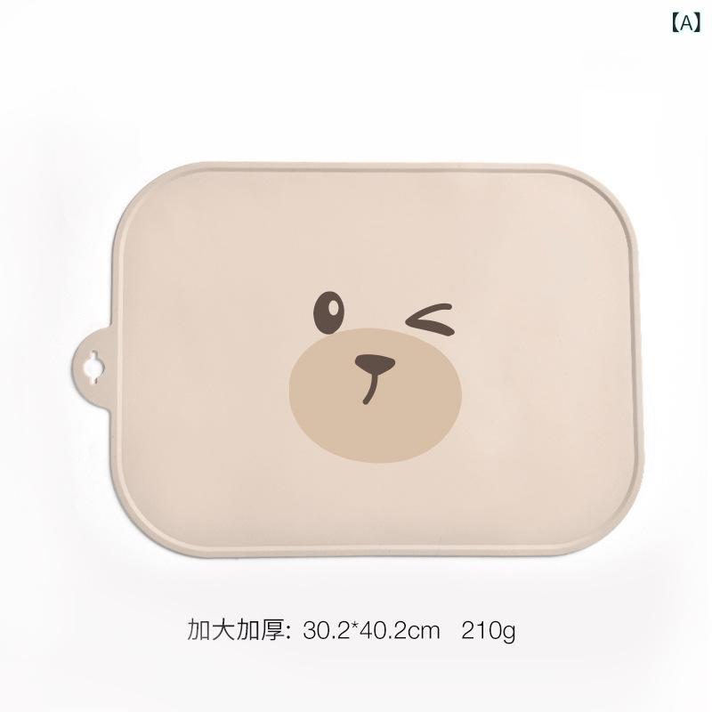 Rakuten - シリカゲルの よだれかけの 子供の 食事の マットの 防水 油の 断熱の 食品 級の 食事の マットの 携帯 式の 折り畳みの 食事の マットの 赤ちゃんの 食事の セット