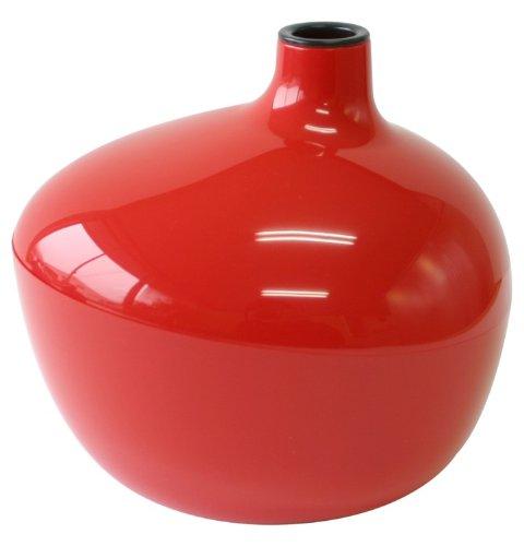 sceltevie(セルテヴィエ) フラワーベース付き小物収納「VERTU DE VASE(ヴェルトゥ ドゥ ヴァーズ)」 レッド 227779 八幡化成 日本製