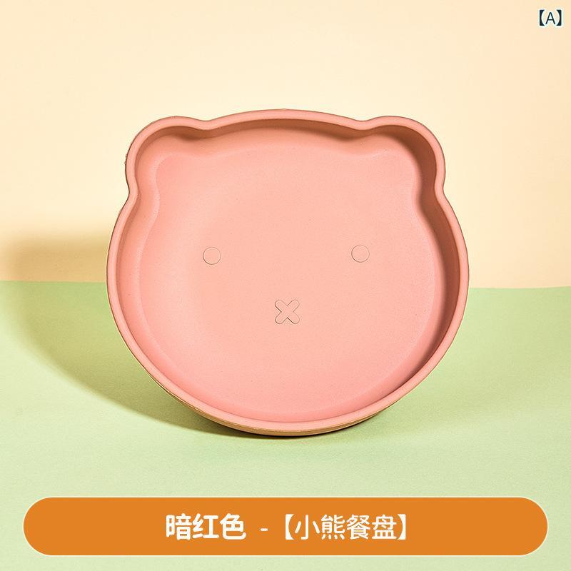 乐天商城 - アマゾンクロスボーダー 児童 母子 シリカゲル 食 盤 乳児 食品 級 シリカゲル 食器 セット 補助 食 セット 卸売り