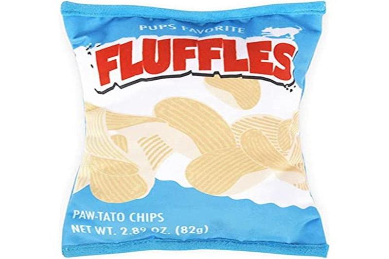 ルークラン(ROOKCRAN) 犬用おもちゃ P.L.A.Y. スナックアタック ポテトチップス 噛む ぬいぐるみ 子犬 ..