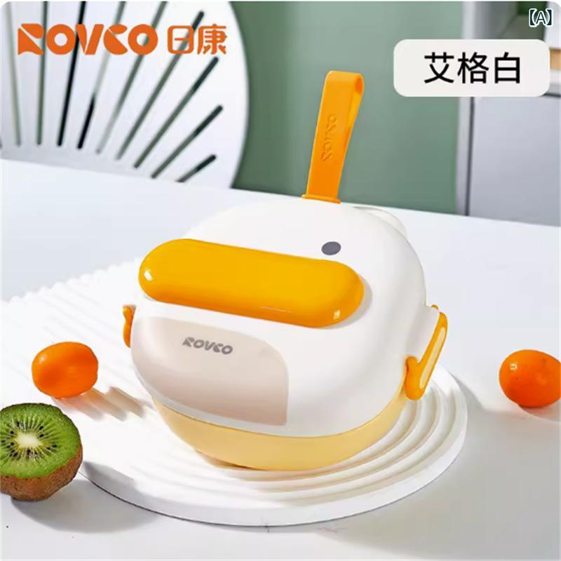 Rakuten - 日 康 赤ちゃん 外出 補助 食器 ベビー 外出 携帯 吸盤 ステンレス 弁当 箱 子供 食器 セット