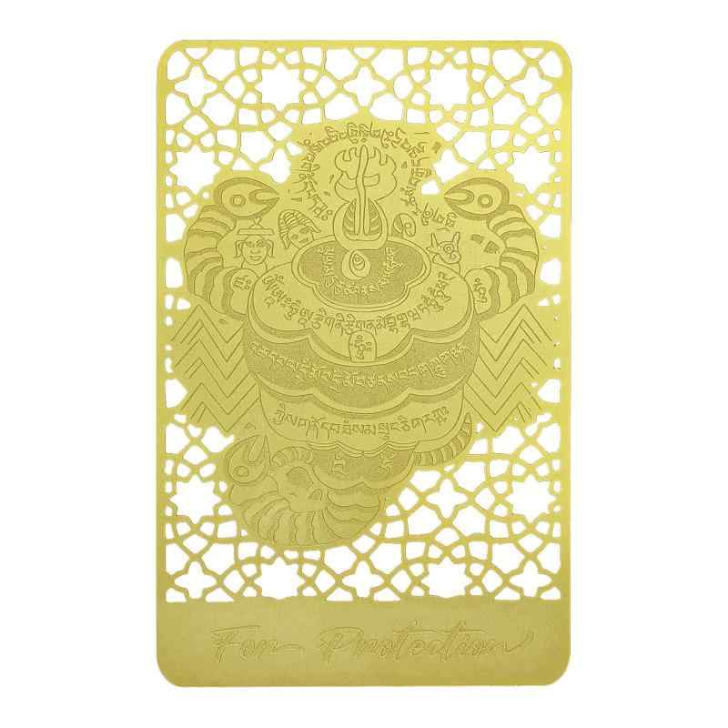 （イスイ）YISHUI 風水カード 風水グッズ 財布カード 縁起物 さそり 護符 お守り 金運祈願 財運祈願