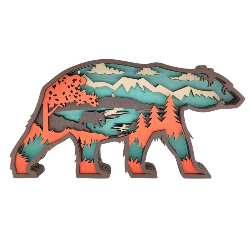 JUSTVEL 置物 オブジェ 木製 インテリア 北欧 【木の温もり】 雑貨 動物 おもしろグッズ 可愛い おしゃれ 韓国風 ディスプレイ 小物 玄関 ギフト プレゼント