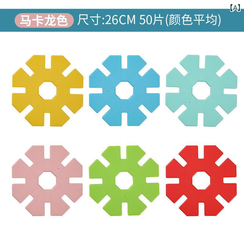幼稚園の超 大型 片 雪 花 26 cm 知育 玩具 早 教 感 統 親子 交流大 積み木 雪片