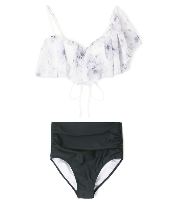 [三愛水着楽園] ビキニセット 軽い着け心地でしっかり盛れる【楽盛り水着】 ワイヤービキニ 55-53-4-1684 レディース