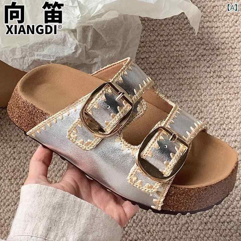 女性 用の ビルケンシュトックスリッパの 牛革 バージョンは、 レ トロな ベルト バックル 付き スリッパ、 カジュアルビーチオープントゥサンダルとして 夏に 着用 できます。色: カスタマイズされた牛革バージョン - シルバー厚底 4cm,カスタマイズされた牛革バージョン - ホワイト厚底 4cm,カスタマイズされた牛革バージョン - ベージュの厚い底 4cmサイズ: 35,36,37,38,39,40アッパー素材: 牛革製品カテゴリー: 一行フォントORIGIN: 浙江省温州つま先の形状: 丸い頭供給カテゴリー: スポットブランド: シャン・ディ商品番号: XD1318ソール素材: ゴムインナー素材: 牛革発売年と発売時期（発売時期）: 2025年夏最新の配達時間: 1日国境を越えた輸出に独占的に供給するかどうか: はい適用シーズン: Summer適用対象物: 成人（18～59歳）対象会場: 外でスリッパを履く