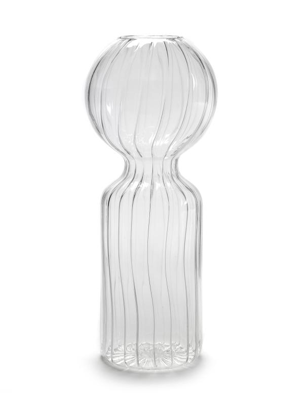 SERAX ガラス フラワーベース オブジェ 高さ25cm Iki Doll Vase L TSB0816781 おしゃれな花瓶