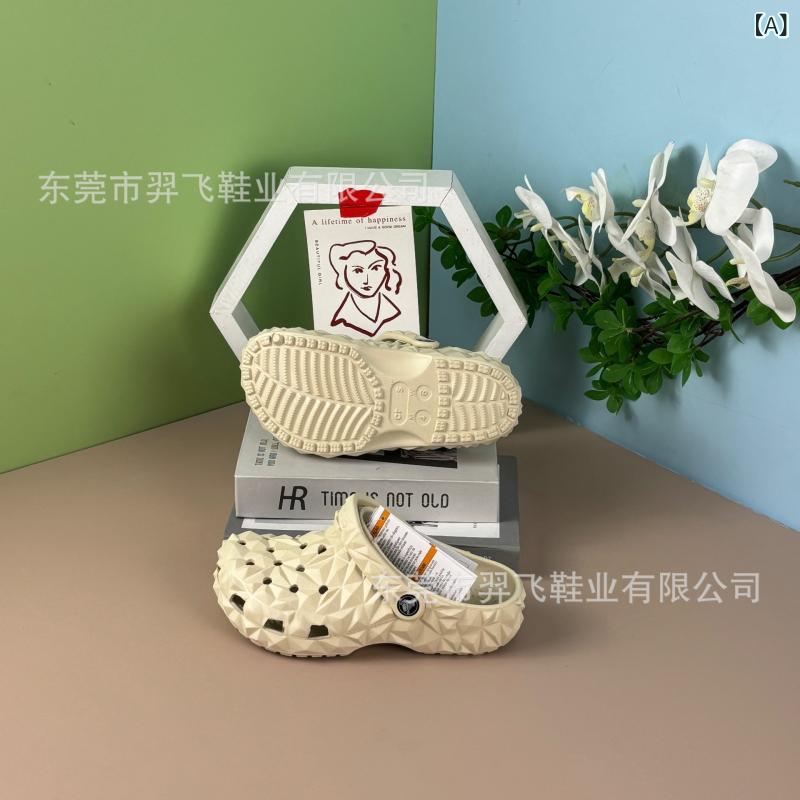 Rakuten - 劉 雨 欣と同じ スタイルの Cross ドリアン 穴 あき シューズ、 アウトドア サンダル、 ガーデン シューズ、 男女 兼用 シューズ、 トレンドの 厚底 シューズ