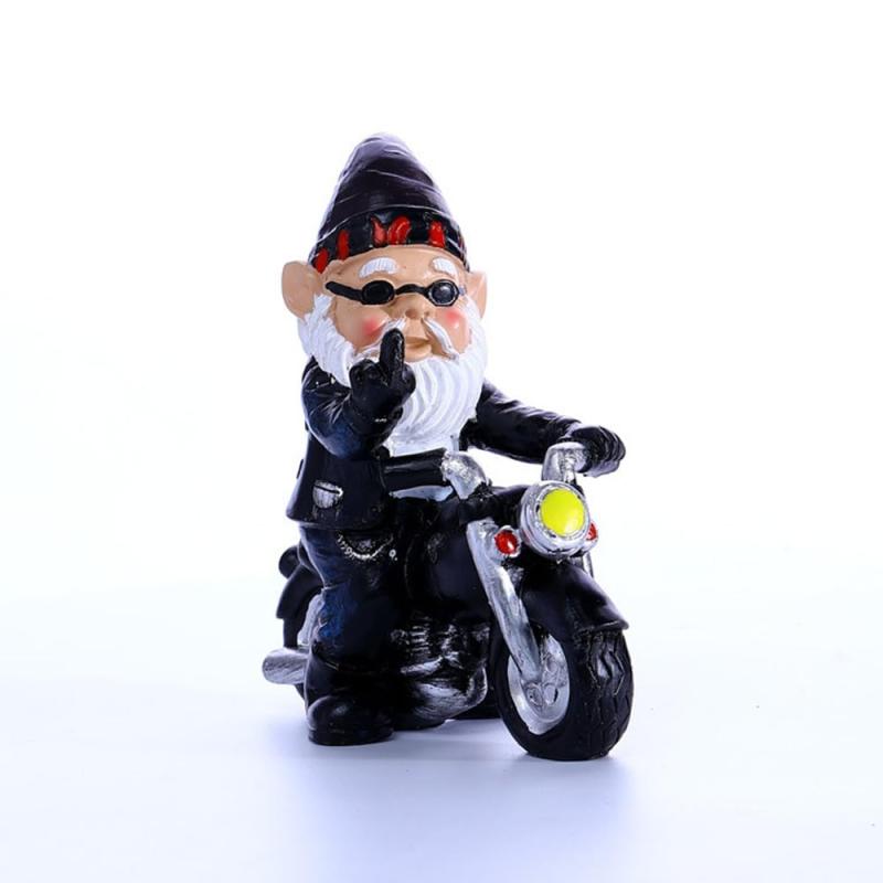 【神話広場】 悪 ドワーフ 妖精 小人 ノーム インテリア 庭 ガーデン ユニーク おもしろ 車載 置物 オブジェ 飾りのサムネイル