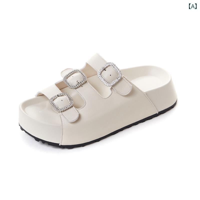 Other - 厚い 底の スリッパの 女性の 外は 百 合の サンダルを 着て超 火の 卸売りを します。