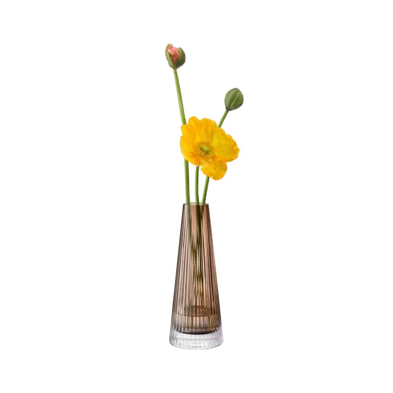 LSA ガラス/スチール フラワーベース オブジェ 高さ22cm Beacon Candle Holder/Vase LBE05 おしゃれな..