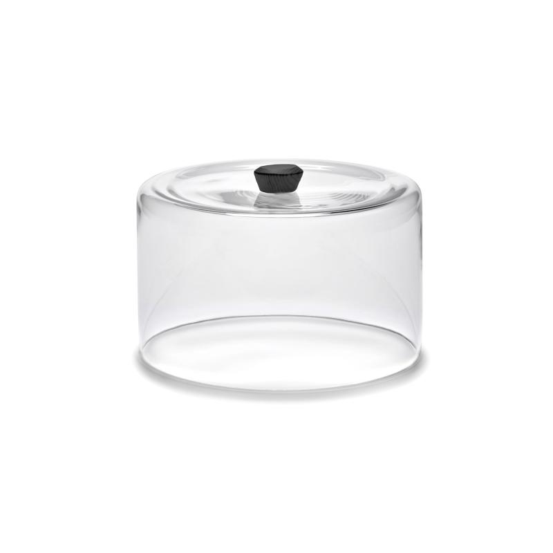 SERAX ガラス ガラスドーム 直径30.5cm Glass Dome Black Dune B0823200-900 おしゃれな食器