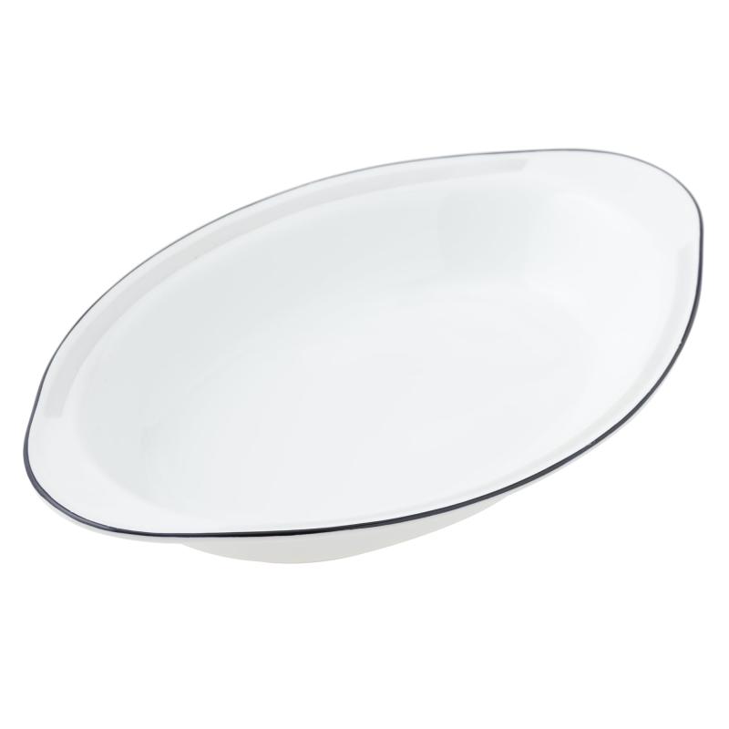 TOKI1919 Ocean テーブルウェア 強化磁器 カフェ フレンチ 皿 ホテル レストラン 仕様 電子レンジ対応 ラ ティーマ 美濃焼 ブルーボーダー 青 白 日本製