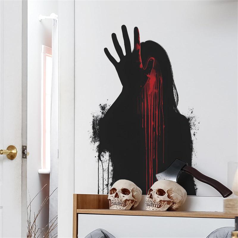 HOTIYOK ハロウィン シール スリラー 顔のない 怖い 女幽霊 シール ハロウィーン ステッカー ハロウィ..
