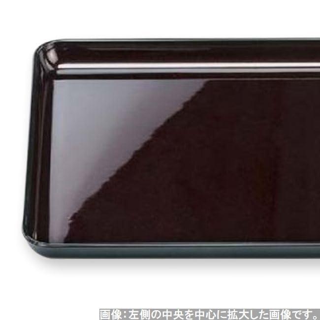 J-kitchens 小物収納 小物 置き 小物入れ 日本製 上質日本 盆 トレー 尺 1 長手 溜パールSL(33.4cm x 24.5cm x 1.8cm)