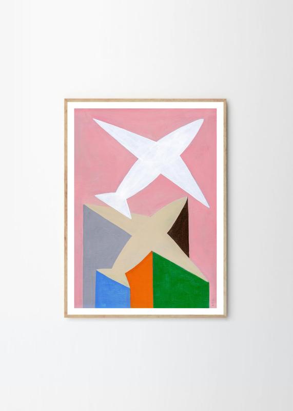 THE POSTER CLUB ポスタークラブ Airplane Stump 50×70cm Toetiee