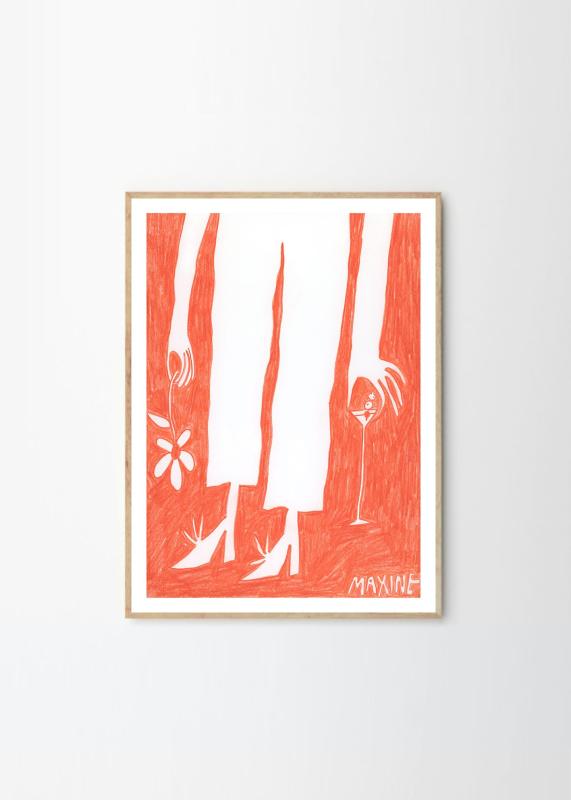 THE POSTER CLUB ポスタークラブ Sunday at Five 50×70cm Maxine McCrann